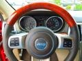 2011 Inferno Red Crystal Pearl Jeep Grand Cherokee Overland  photo #15