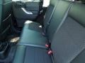 2012 Jeep Wrangler Unlimited Call of Duty: Black Sedosa/Silver French-Accent Interior Rear Seat Photo