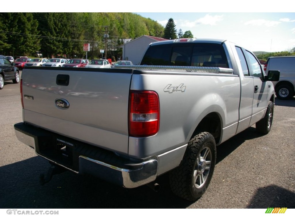 2006 F150 XLT SuperCab 4x4 - Silver Metallic / Medium Flint photo #28