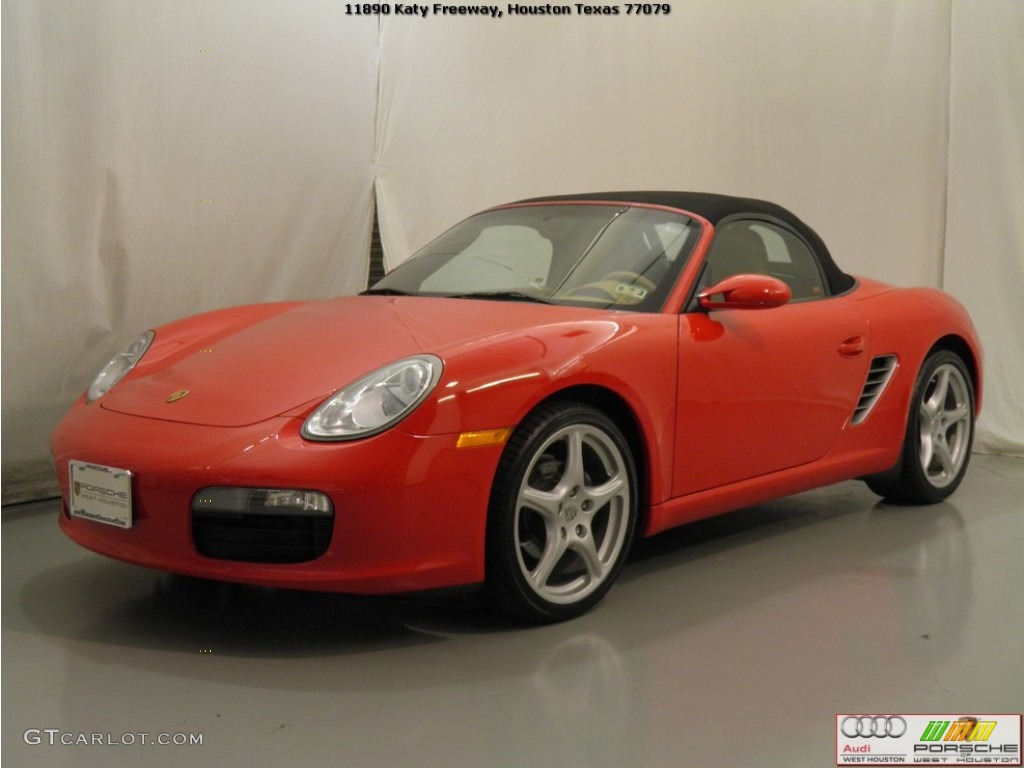 2008 Boxster  - Guards Red / Sand Beige photo #4