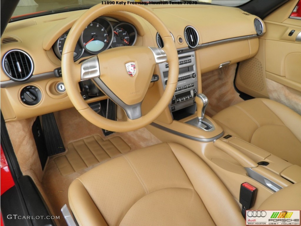 2008 Boxster  - Guards Red / Sand Beige photo #8