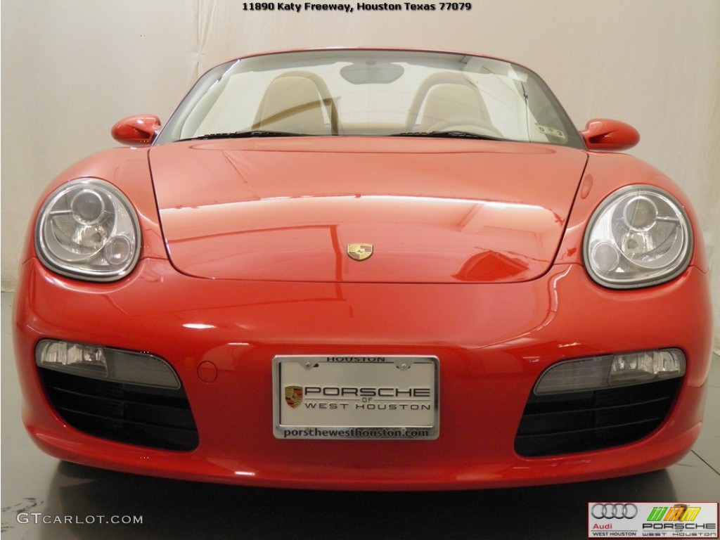 2008 Boxster  - Guards Red / Sand Beige photo #15