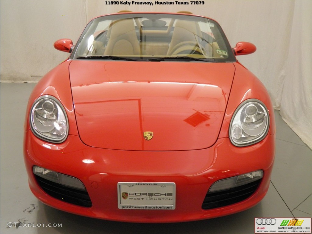 2008 Boxster  - Guards Red / Sand Beige photo #16