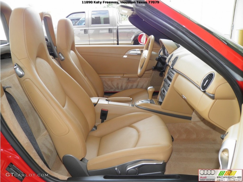 2008 Boxster  - Guards Red / Sand Beige photo #23