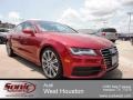 Garnet Red Pearl Effect 2012 Audi A7 3.0T quattro Prestige