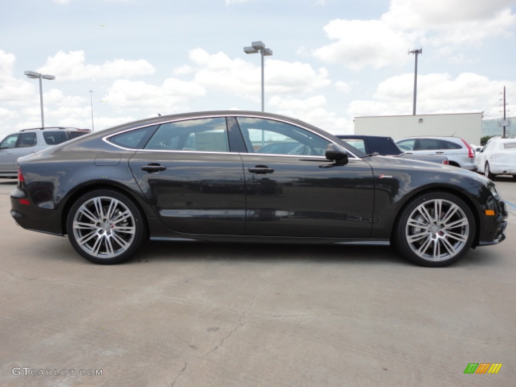 Oolong Grey Metallic 2012 Audi A7 3.0T quattro Prestige Exterior Photo #65893368