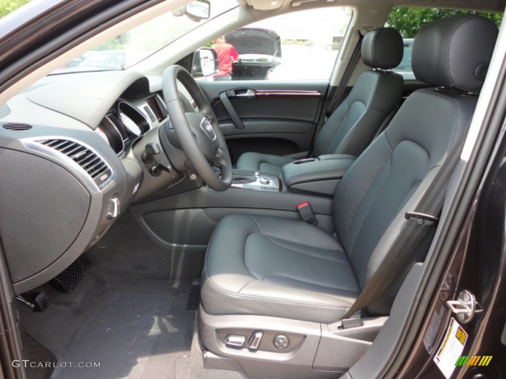 Black Interior 2012 Audi Q7 3.0 TDI quattro Photo #65893599