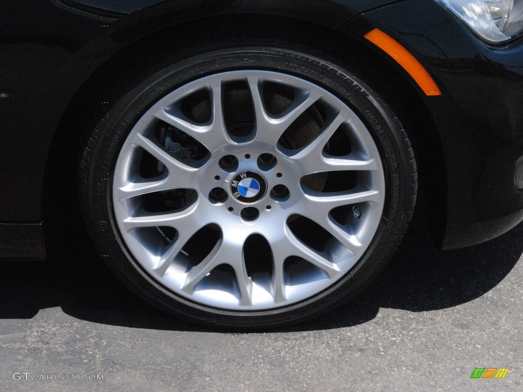2009 3 Series 328i Coupe - Jet Black / Black photo #2