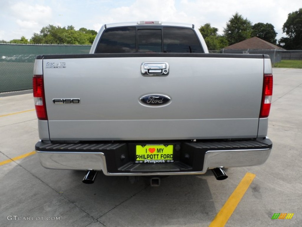 2006 F150 XLT SuperCrew - Silver Metallic / Medium/Dark Flint photo #4