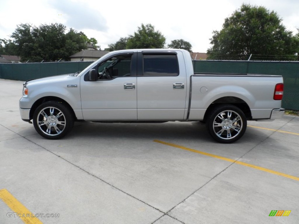 2006 F150 XLT SuperCrew - Silver Metallic / Medium/Dark Flint photo #6