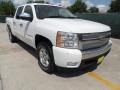 2007 Summit White Chevrolet Silverado 1500 LT Crew Cab 4x4  photo #1