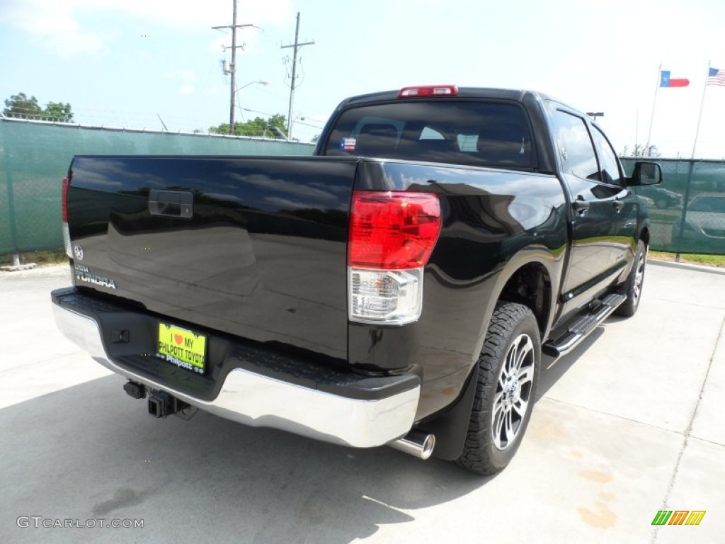 2012 Tundra Texas Edition CrewMax - Black / Black photo #3