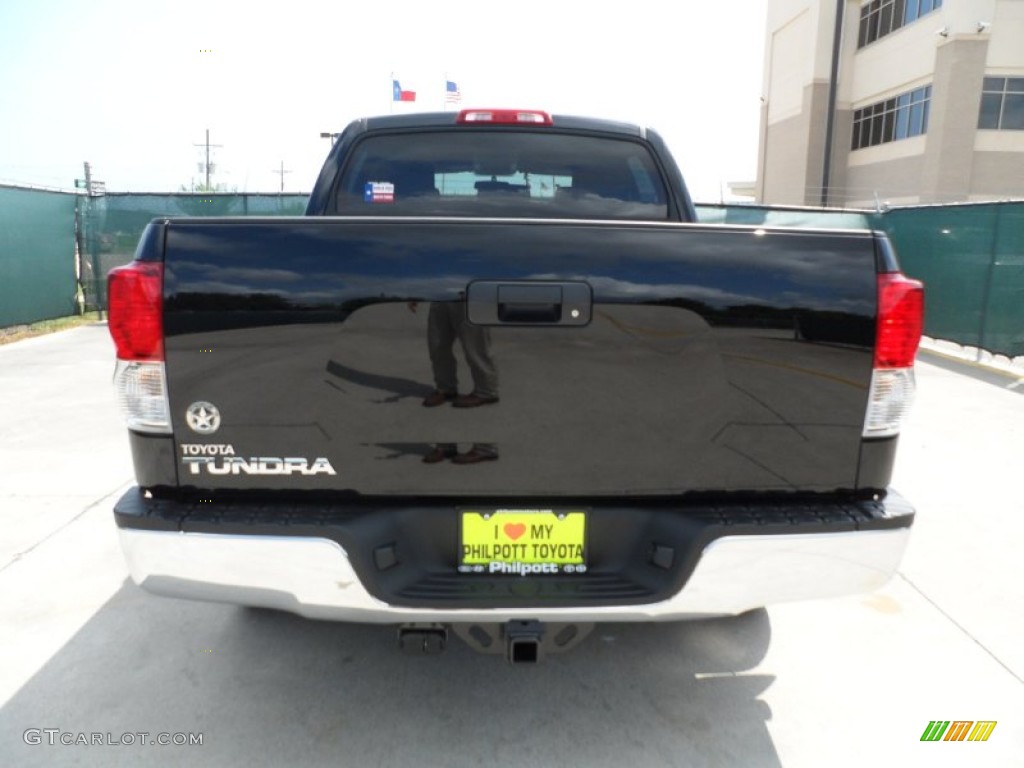 2012 Tundra Texas Edition CrewMax - Black / Black photo #4