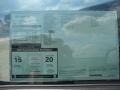 2012 Toyota Tundra Texas Edition CrewMax Window Sticker