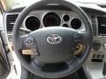 Sand Beige 2012 Toyota Sequoia Limited Steering Wheel