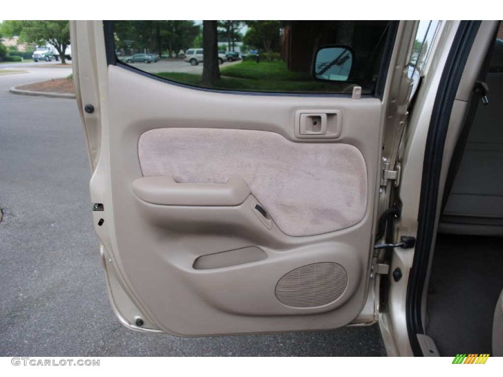 2004 Toyota Tacoma V6 PreRunner TRD Double Cab Oak Door Panel Photo #65903374