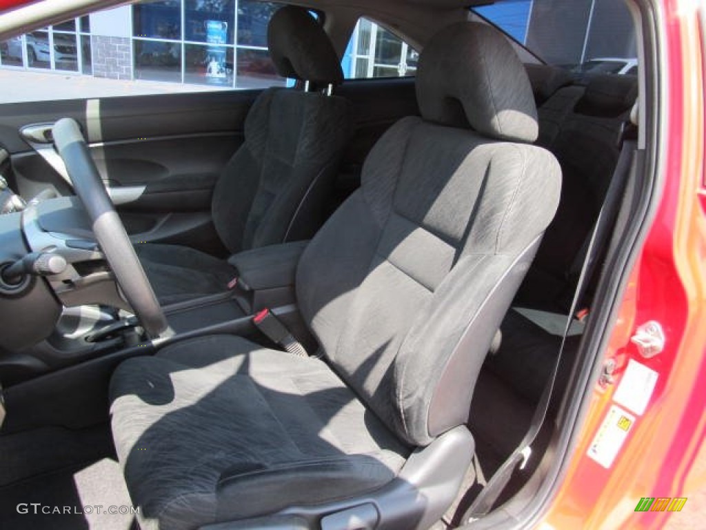 2008 Civic EX Coupe - Rallye Red / Black photo #7