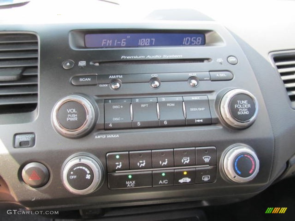 2008 Civic EX Coupe - Rallye Red / Black photo #11