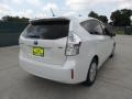 2012 Blizzard White Pearl Toyota Prius v Three Hybrid  photo #3