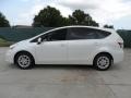 2012 Blizzard White Pearl Toyota Prius v Three Hybrid  photo #6