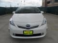 2012 Blizzard White Pearl Toyota Prius v Three Hybrid  photo #8