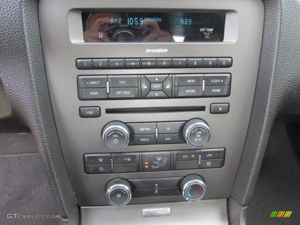 2010 Ford Mustang GT Premium Coupe Controls Photo #65905830