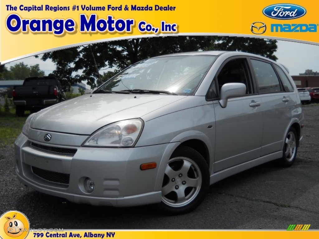 Silky Silver Metallic Suzuki Aerio