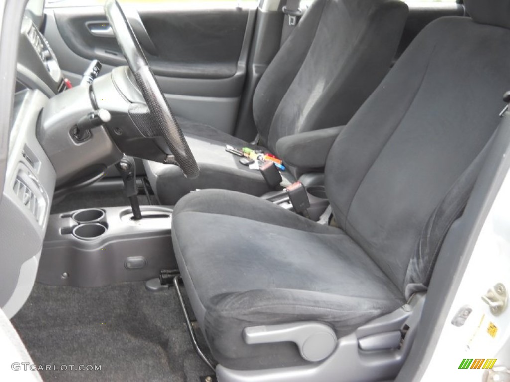 Black Interior 2004 Suzuki Aerio SX AWD Sport Wagon Photo #65906591