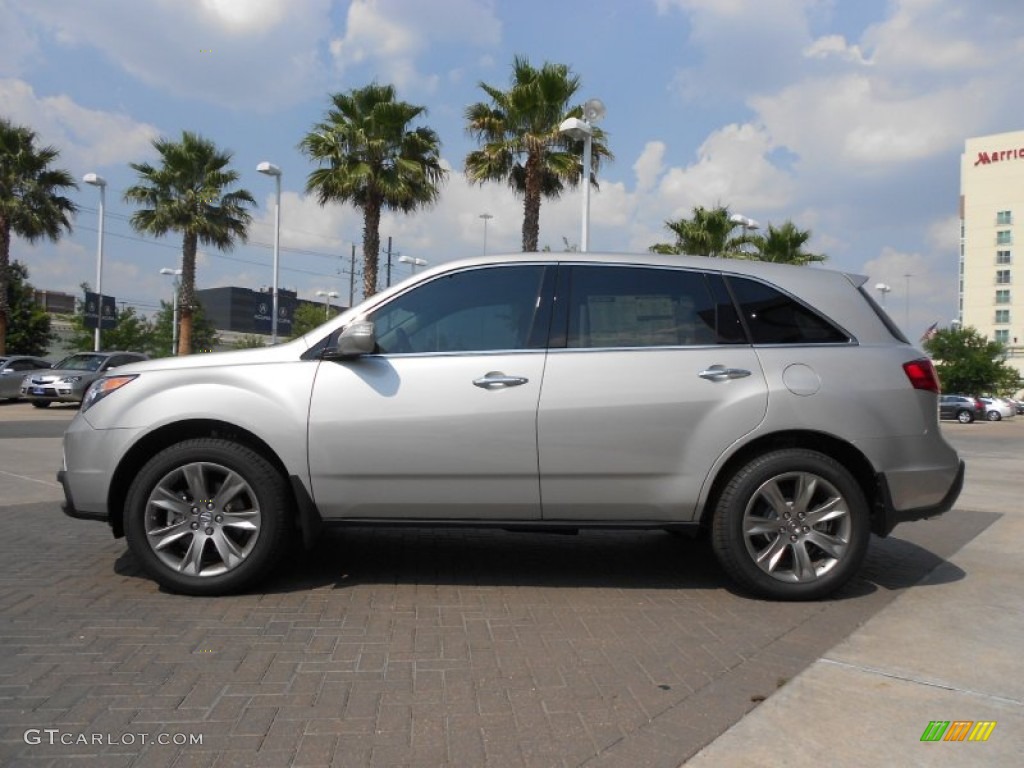 Palladium Metallic 2012 Acura MDX SH-AWD Advance Exterior Photo #65906971
