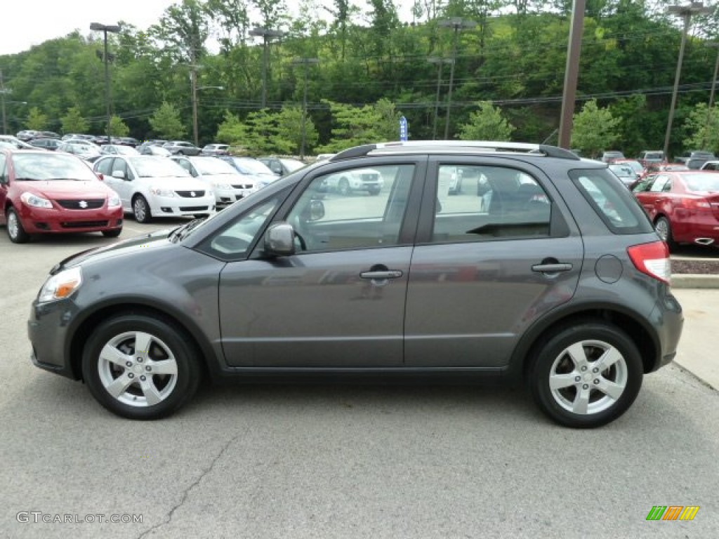 Azure Grey Metallic 2010 Suzuki SX4 Crossover Touring AWD Exterior Photo #65908921