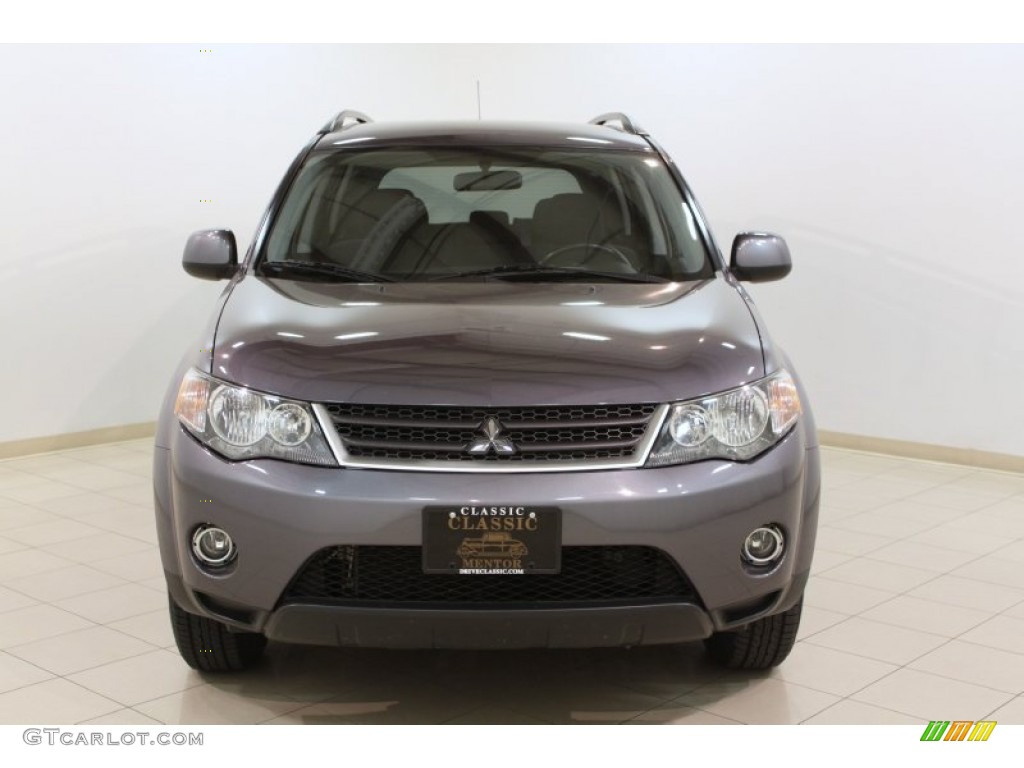 2009 Outlander ES 4WD - Graphite Gray Pearl / Black photo #2