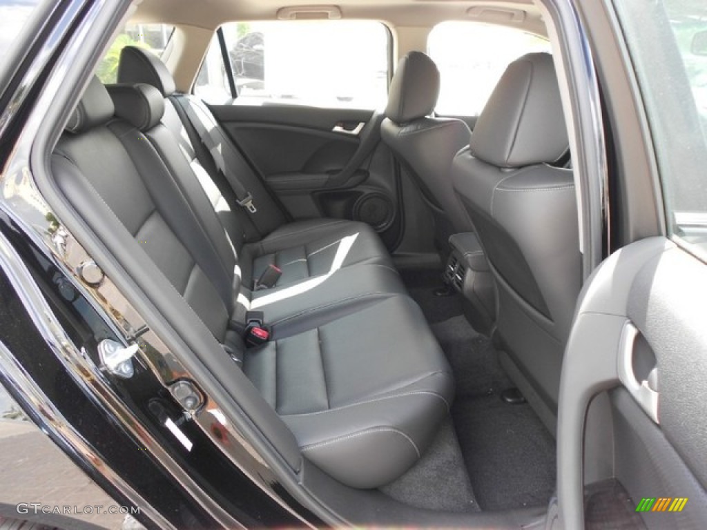 Ebony Interior 2012 Acura TSX Sport Wagon Photo #65910563