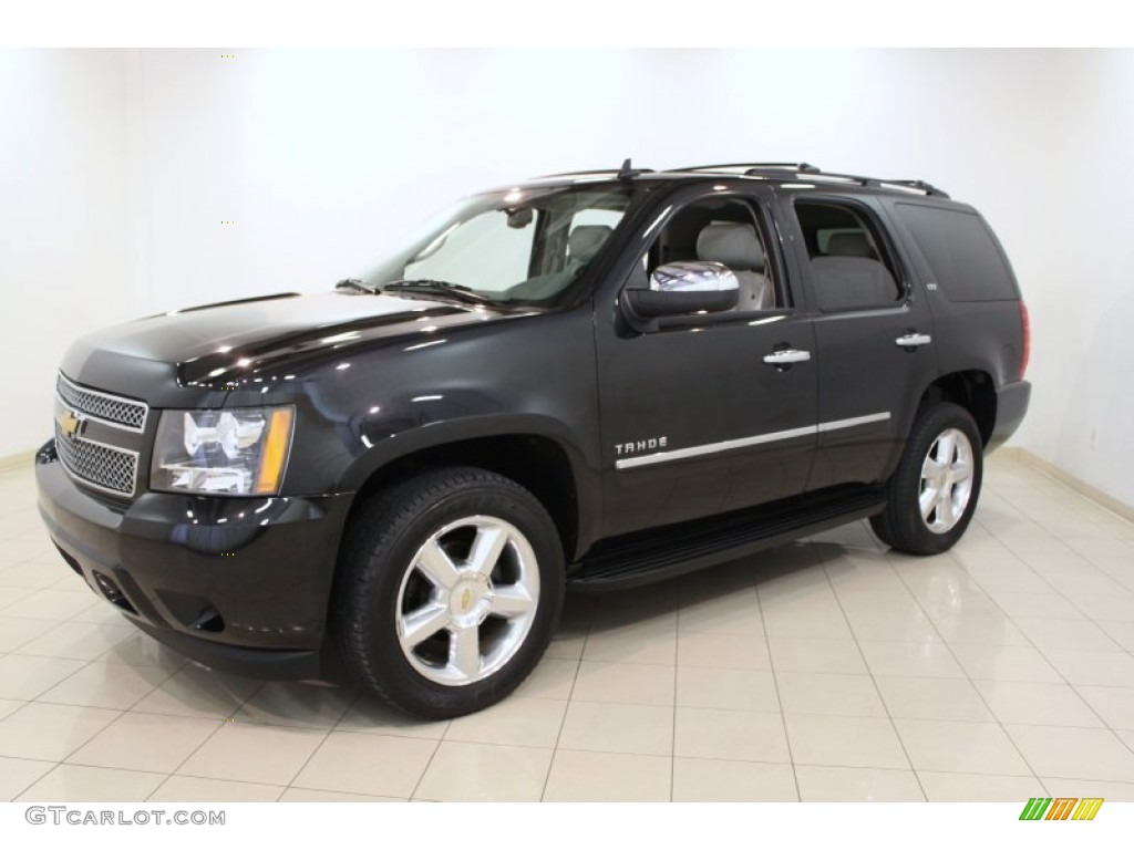 2010 Tahoe LTZ 4x4 - Black Granite Metallic / Light Titanium/Dark Titanium photo #3