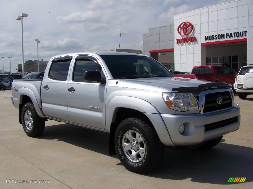 2006 Tacoma V6 PreRunner TRD Double Cab - Silver Streak Mica / Graphite Gray photo #1