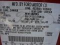 G2: Redfire Metallic 2005 Ford Escape Limited 4WD Color Code