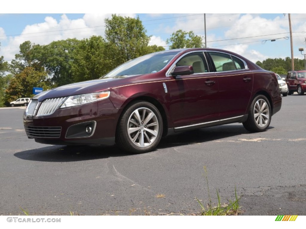 Bordeaux Reserve Red Metallic 2011 Lincoln MKS FWD Exterior Photo #65913151
