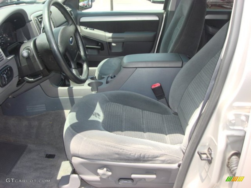 2003 Explorer XLT - Silver Birch Metallic / Graphite Grey photo #10