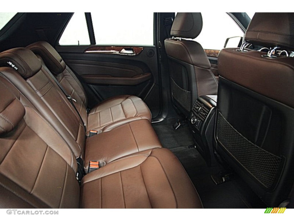 Auburn Brown/Black Interior 2012 Mercedes-Benz ML 350 4Matic Photo #65914414