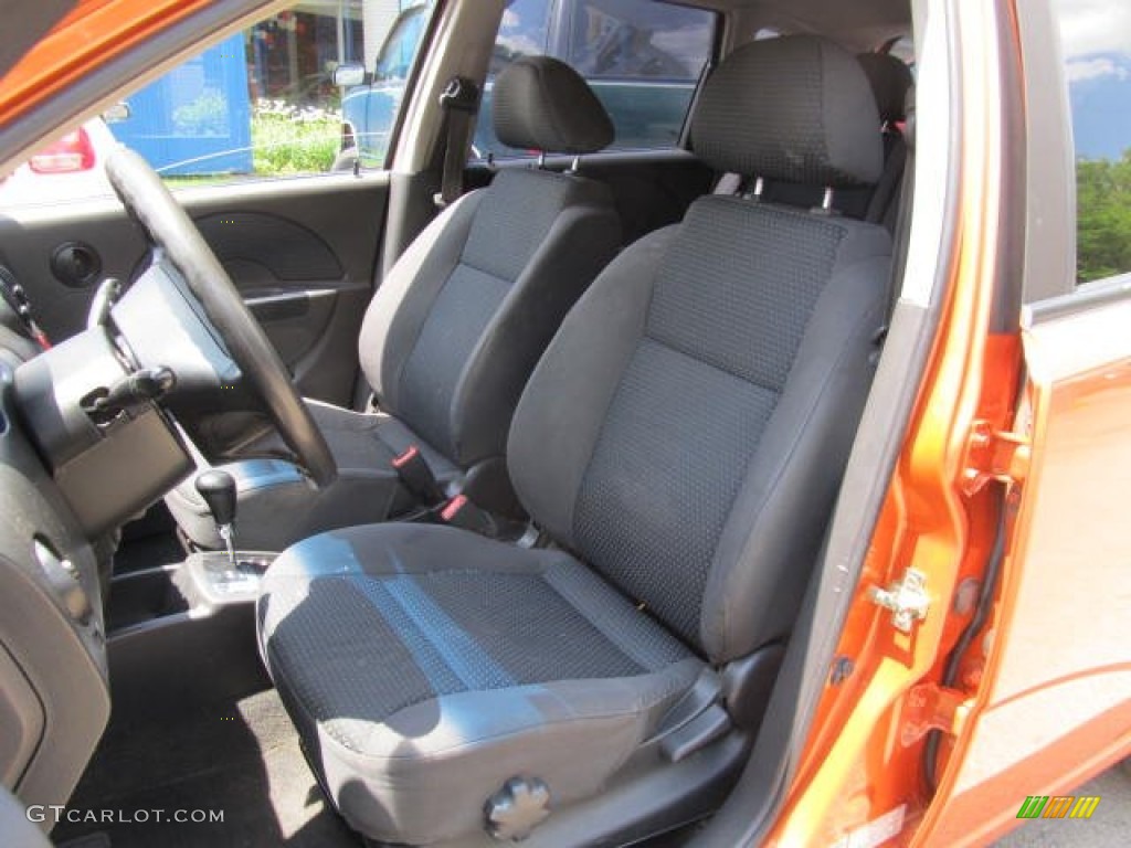 2006 Aveo LS Hatchback - Spicy Orange / Charcoal photo #8