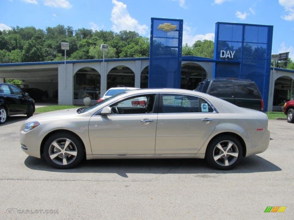 2012 Malibu LT - Gold Mist Metallic / Titanium photo #2