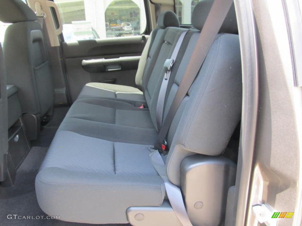 2012 Silverado 1500 LT Crew Cab 4x4 - Mocha Steel Metallic / Light Titanium/Dark Titanium photo #9