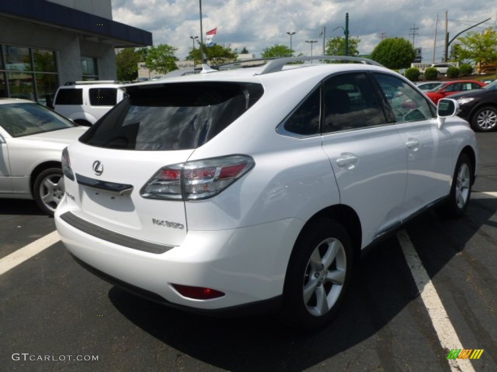 2010 RX 350 AWD - Starfire White Pearl / Parchment/Brown Walnut photo #6