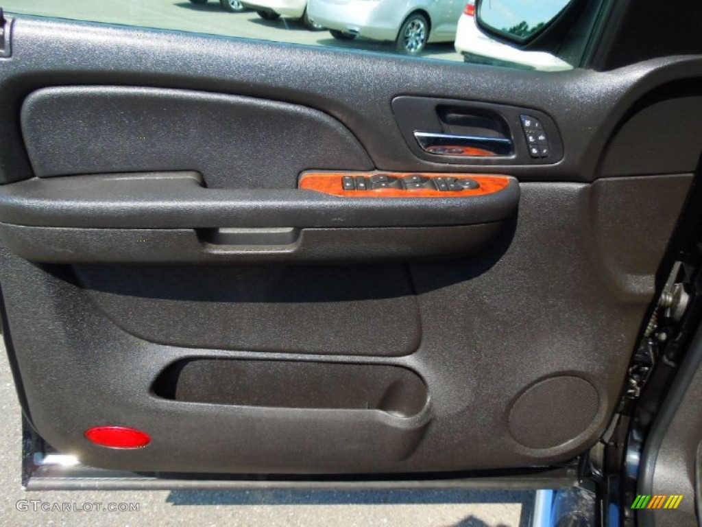 2009 Chevrolet Suburban LTZ 4x4 Ebony Door Panel Photo #65916731