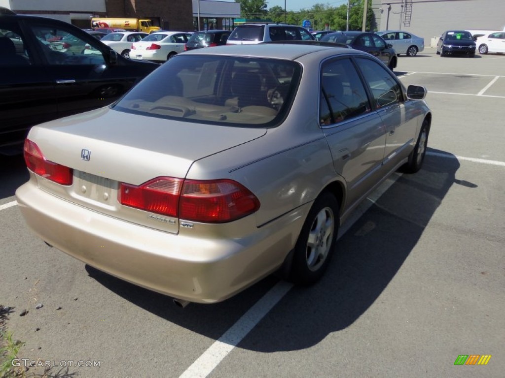 2000 Accord EX V6 Sedan - Naples Gold Metallic / Ivory photo #3