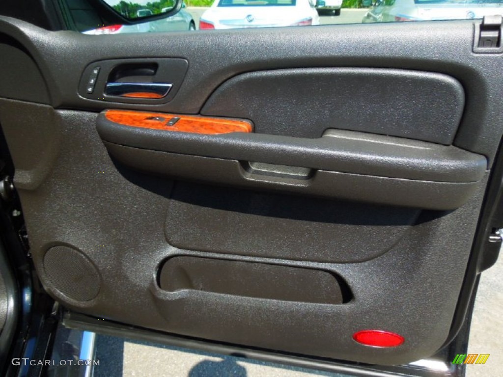 2009 Chevrolet Suburban LTZ 4x4 Ebony Door Panel Photo #65916836