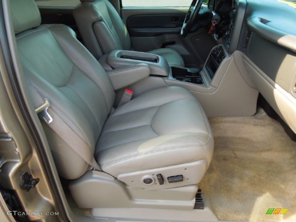 Pewter/Dark Pewter Interior 2003 GMC Yukon SLT Photo #65917808