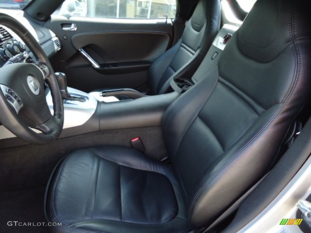 Black Interior 2008 Saturn Sky Red Line Roadster Photo #65917874