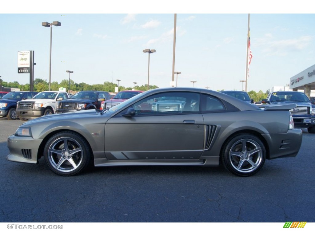 Mineral Grey Metallic 2002 Ford Mustang Saleen S281 Supercharged Coupe Exterior Photo #65918729