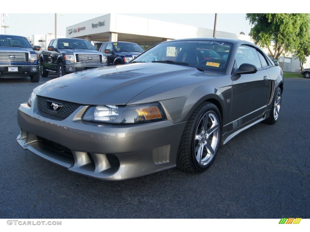 Mineral Grey Metallic 2002 Ford Mustang Saleen S281 Supercharged Coupe Exterior Photo #65918735