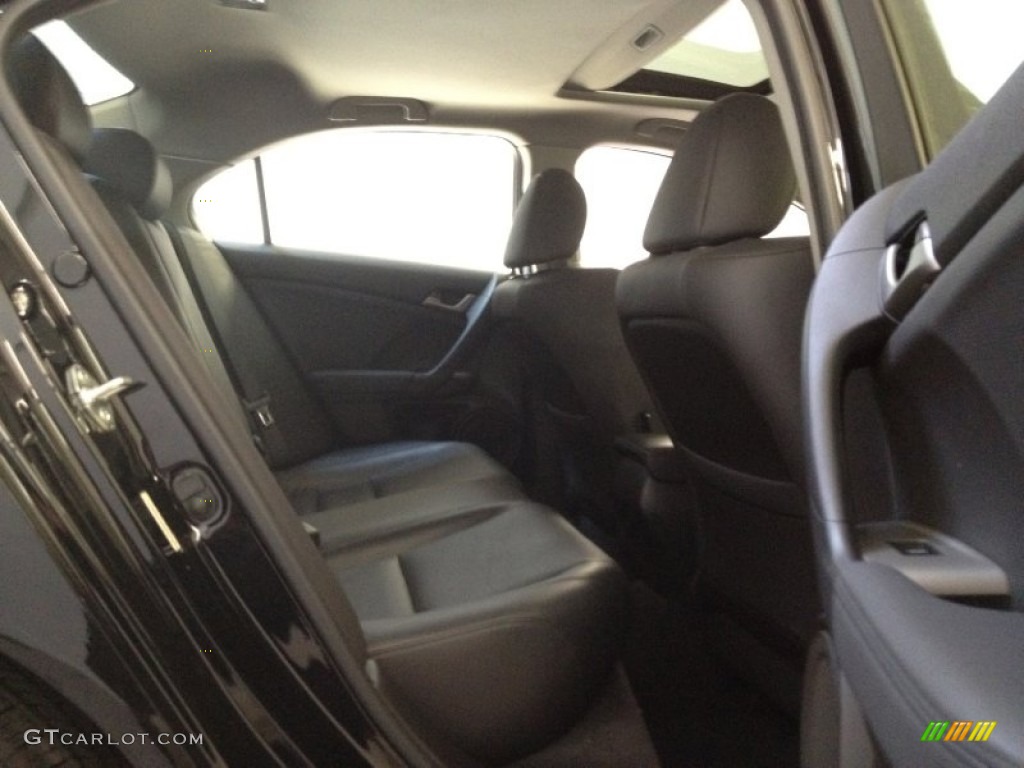 2010 TSX Sedan - Crystal Black Pearl / Ebony photo #6